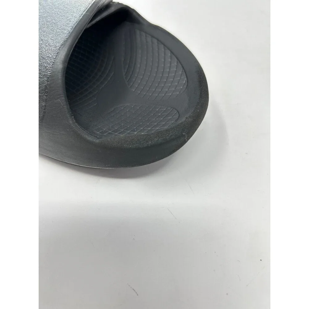 OOFOS OOahh sport slide sandals size M5 W7 EU38 black gray recovery shoes